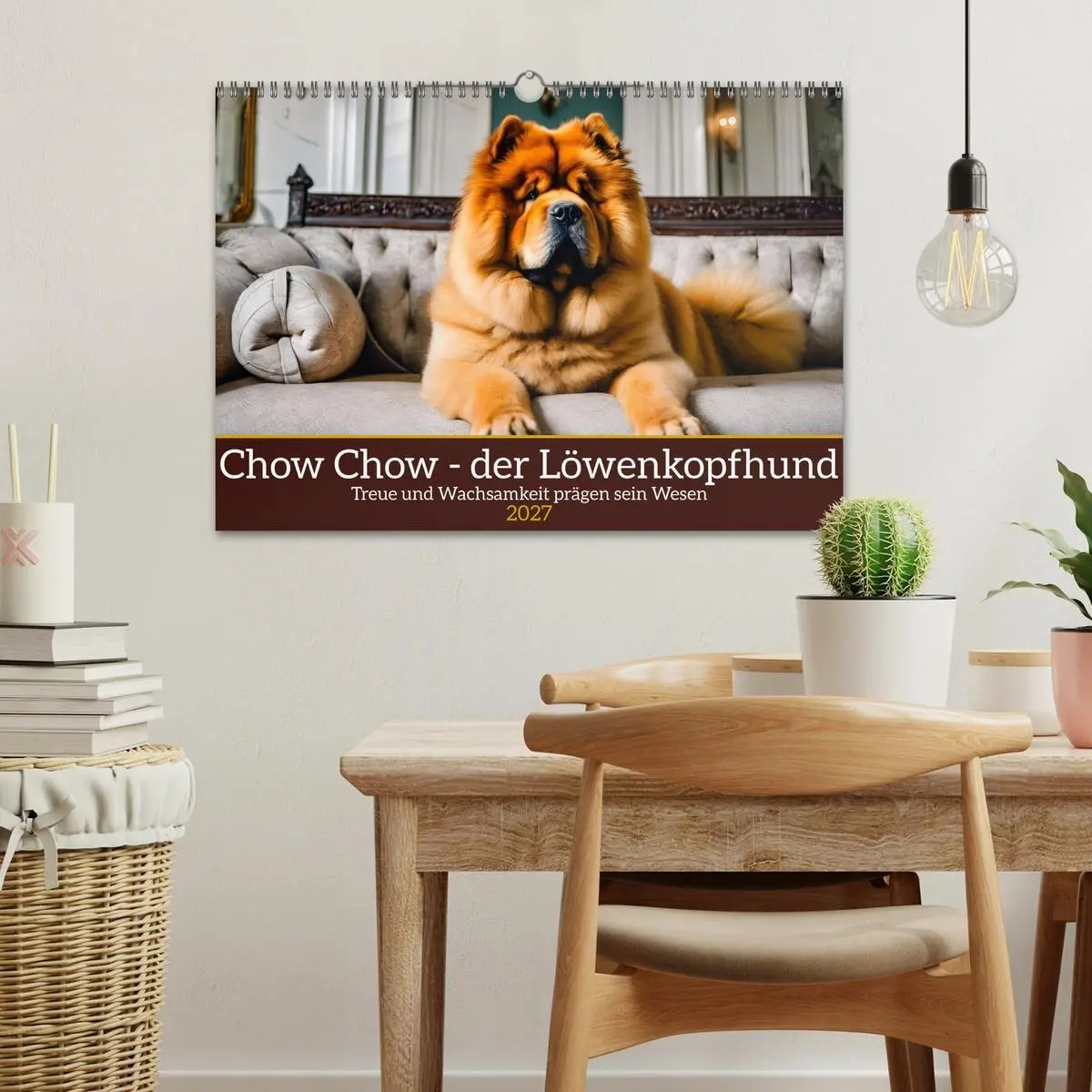 Bild: 9783569115385 | Chow Chow - der Löwenkopfhund (Wandkalender 2027 DIN A3 quer),...