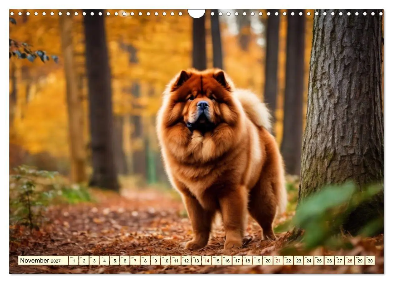 Bild: 9783569115385 | Chow Chow - der Löwenkopfhund (Wandkalender 2027 DIN A3 quer),...