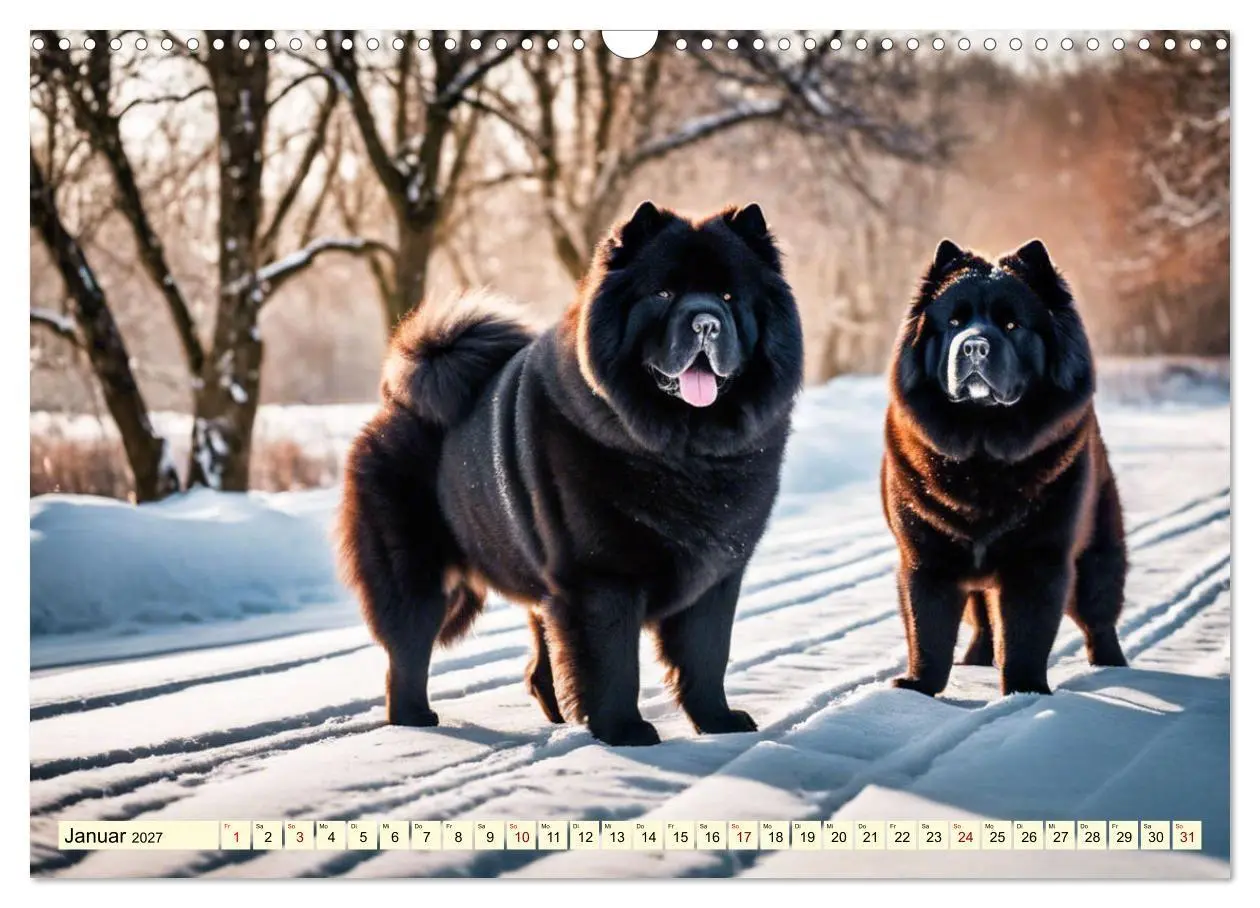 Bild: 9783569115385 | Chow Chow - der Löwenkopfhund (Wandkalender 2027 DIN A3 quer),...
