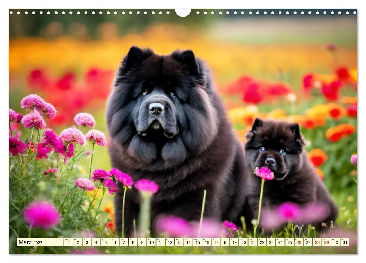 Bild: 9783569115385 | Chow Chow - der Löwenkopfhund (Wandkalender 2027 DIN A3 quer),...
