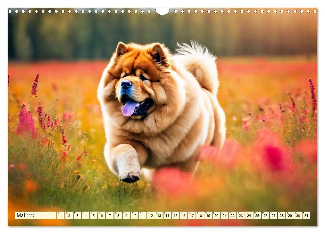 Bild: 9783569115385 | Chow Chow - der Löwenkopfhund (Wandkalender 2027 DIN A3 quer),...