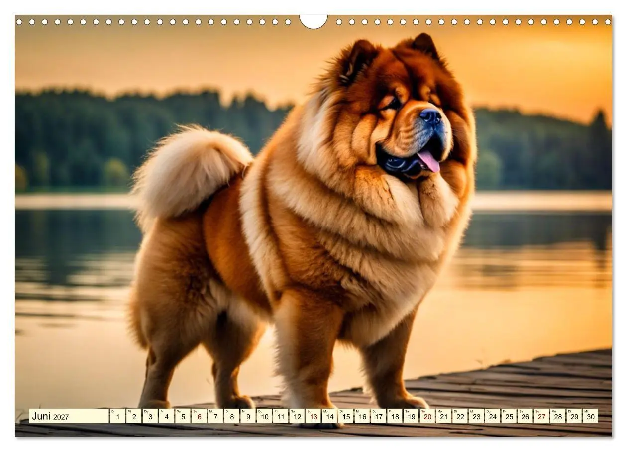 Bild: 9783569115385 | Chow Chow - der Löwenkopfhund (Wandkalender 2027 DIN A3 quer),...
