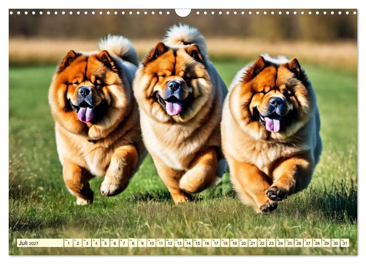 Bild: 9783569115385 | Chow Chow - der Löwenkopfhund (Wandkalender 2027 DIN A3 quer),...