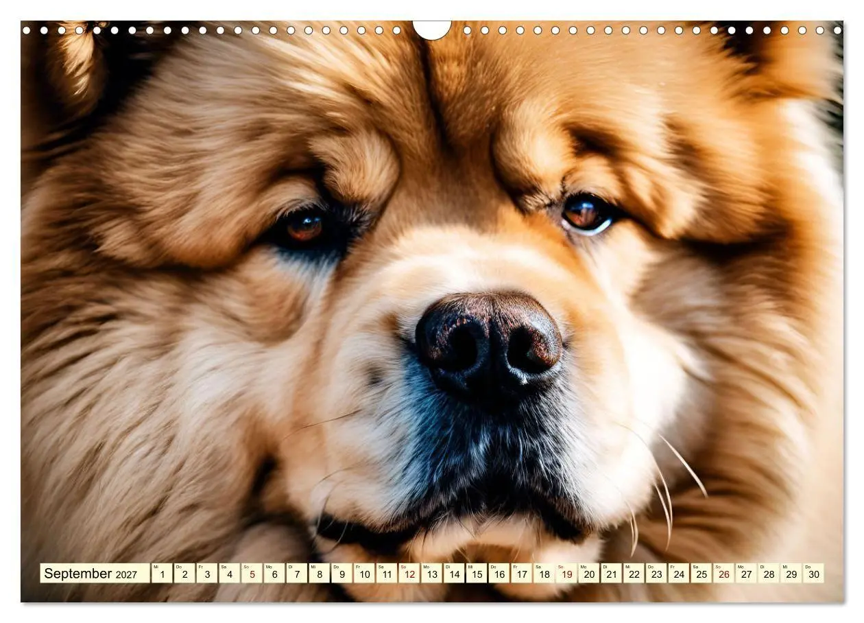 Bild: 9783569115385 | Chow Chow - der Löwenkopfhund (Wandkalender 2027 DIN A3 quer),...