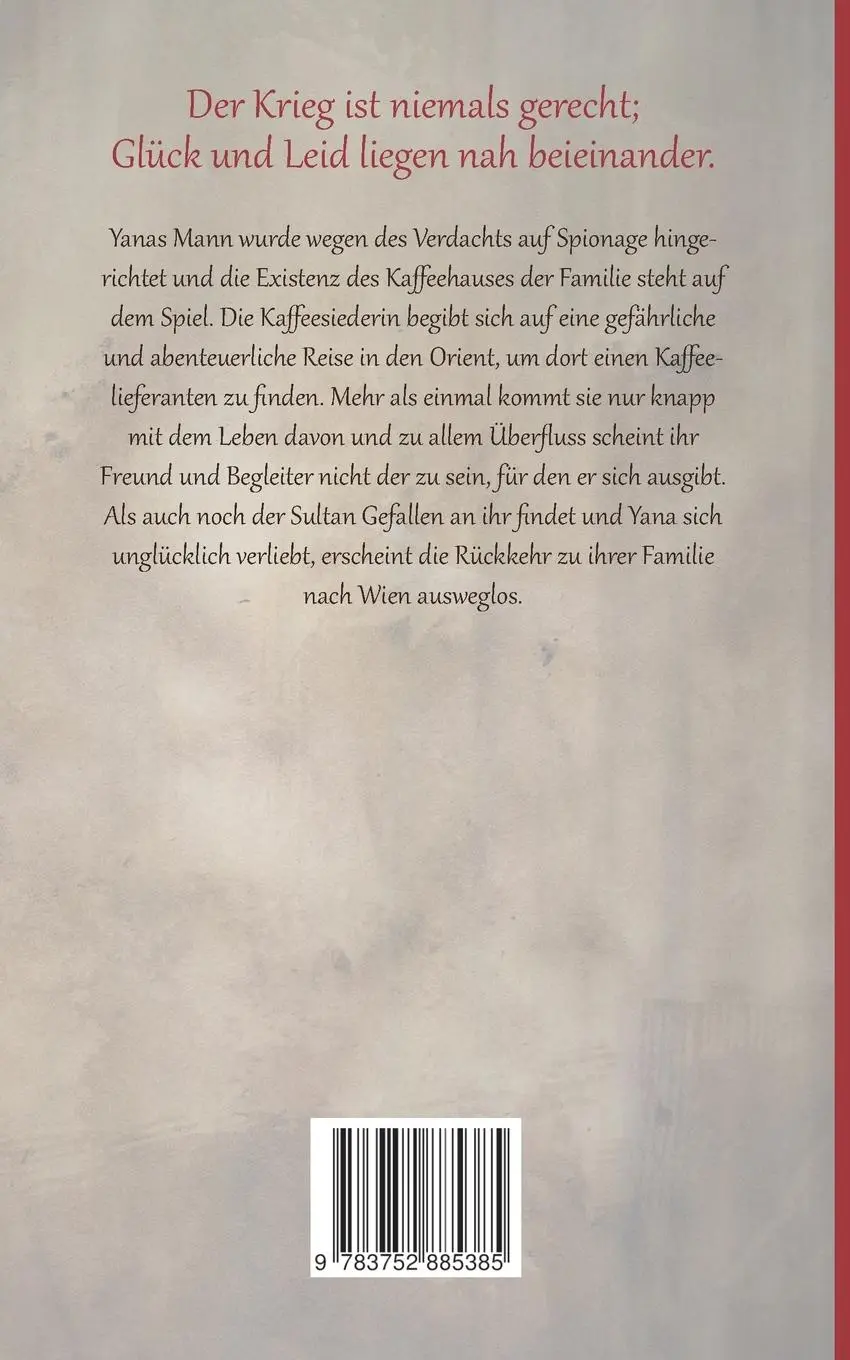 Rückseite: 9783752885385 | Die Kaffeesiederin | Im Reich des Sultans | Mia Mazur | Taschenbuch
