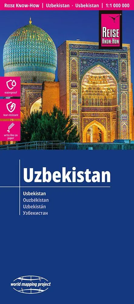 Cover: 9783831775385 | Reise Know-How Landkarte Usbekistan / Uzbekistan (1:1.000.000) | 2 S.