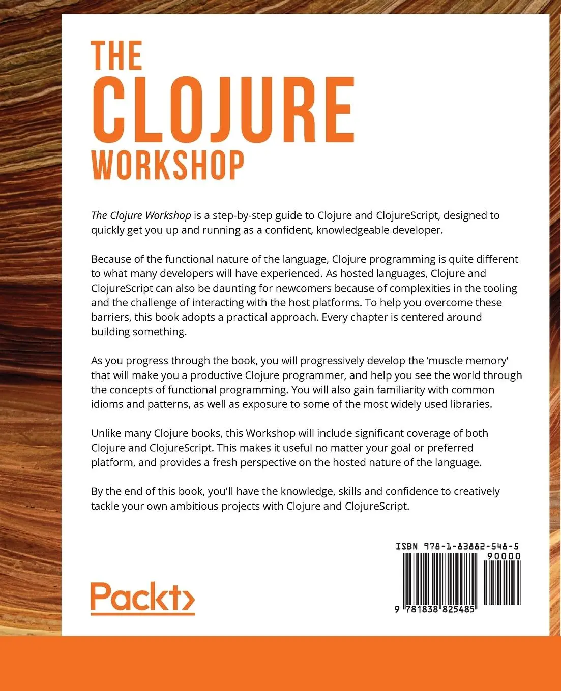 Rückseite: 9781838825485 | The Clojure Workshop | Joseph Fahey (u. a.) | Taschenbuch | Englisch