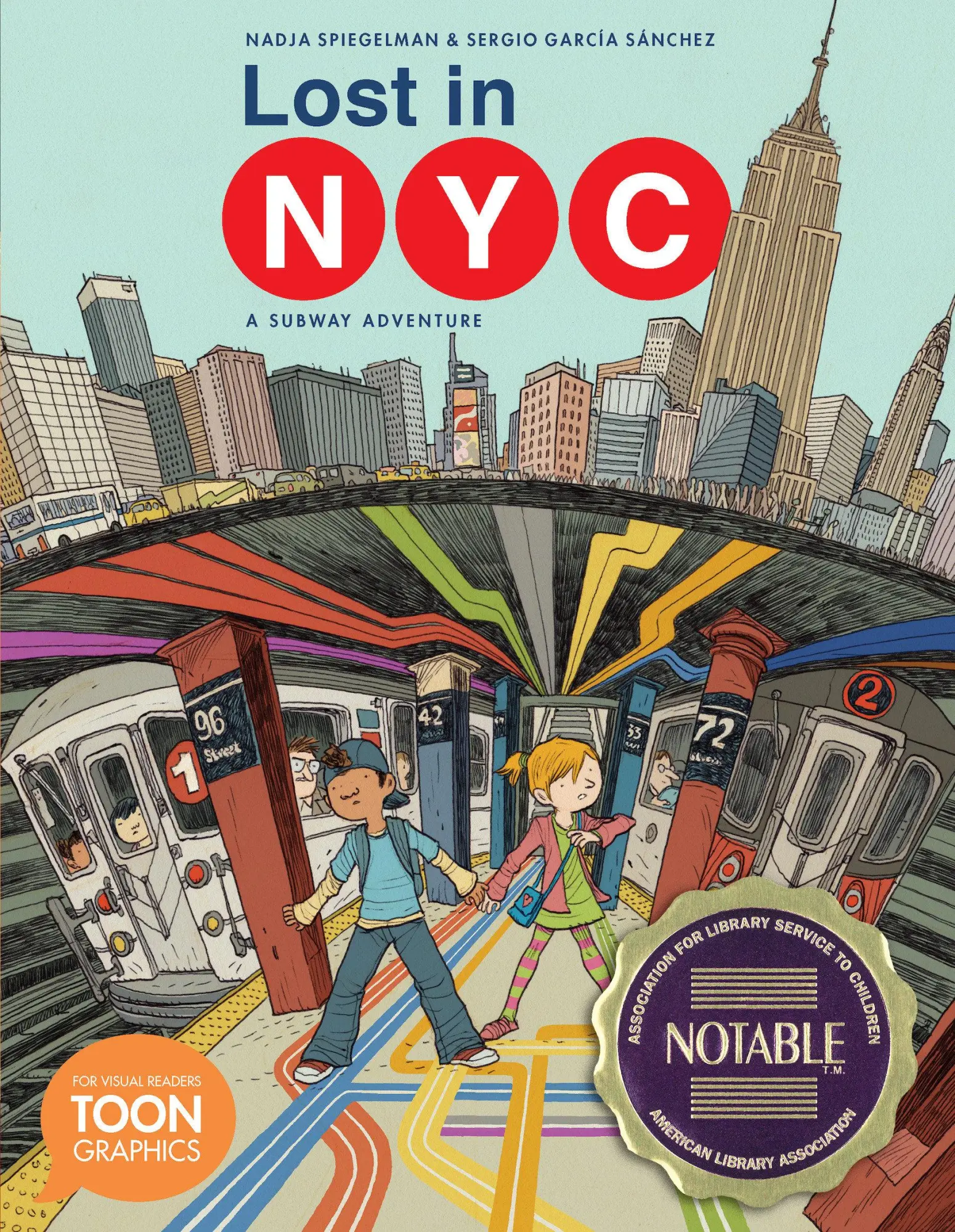Cover: 9781943145485 | Lost in Nyc: A Subway Adventure | A Toon Graphic | Nadja Spiegelman