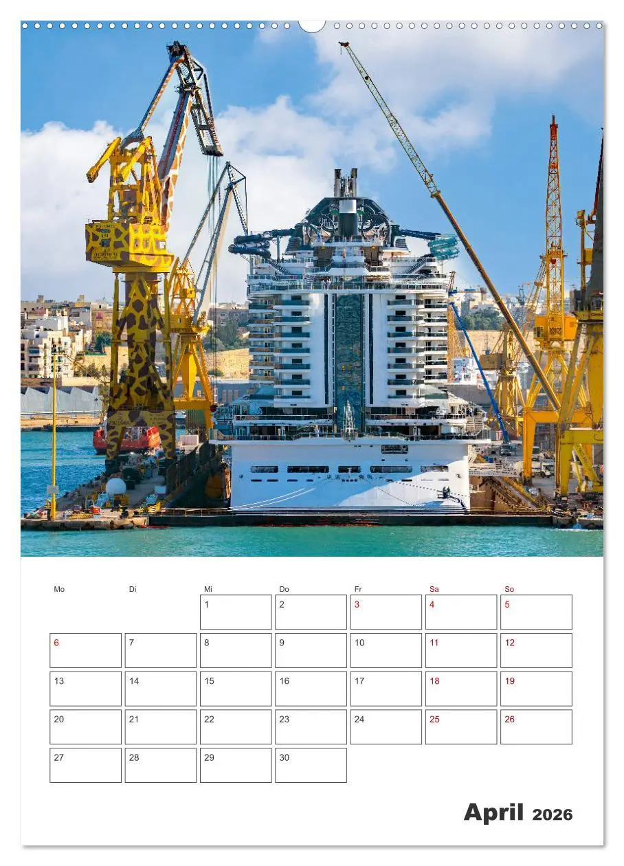 Bild: 9783516325485 | Valletta - Küstenstadt mit Charme (Wandkalender 2026 DIN A2 hoch),...