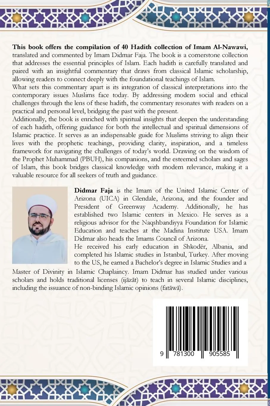 Rückseite: 9781300905585 | ECHOES OF THE PROPHET | A COMMENTARY ON THE NAWAWI`S 40 HADITH | Faja