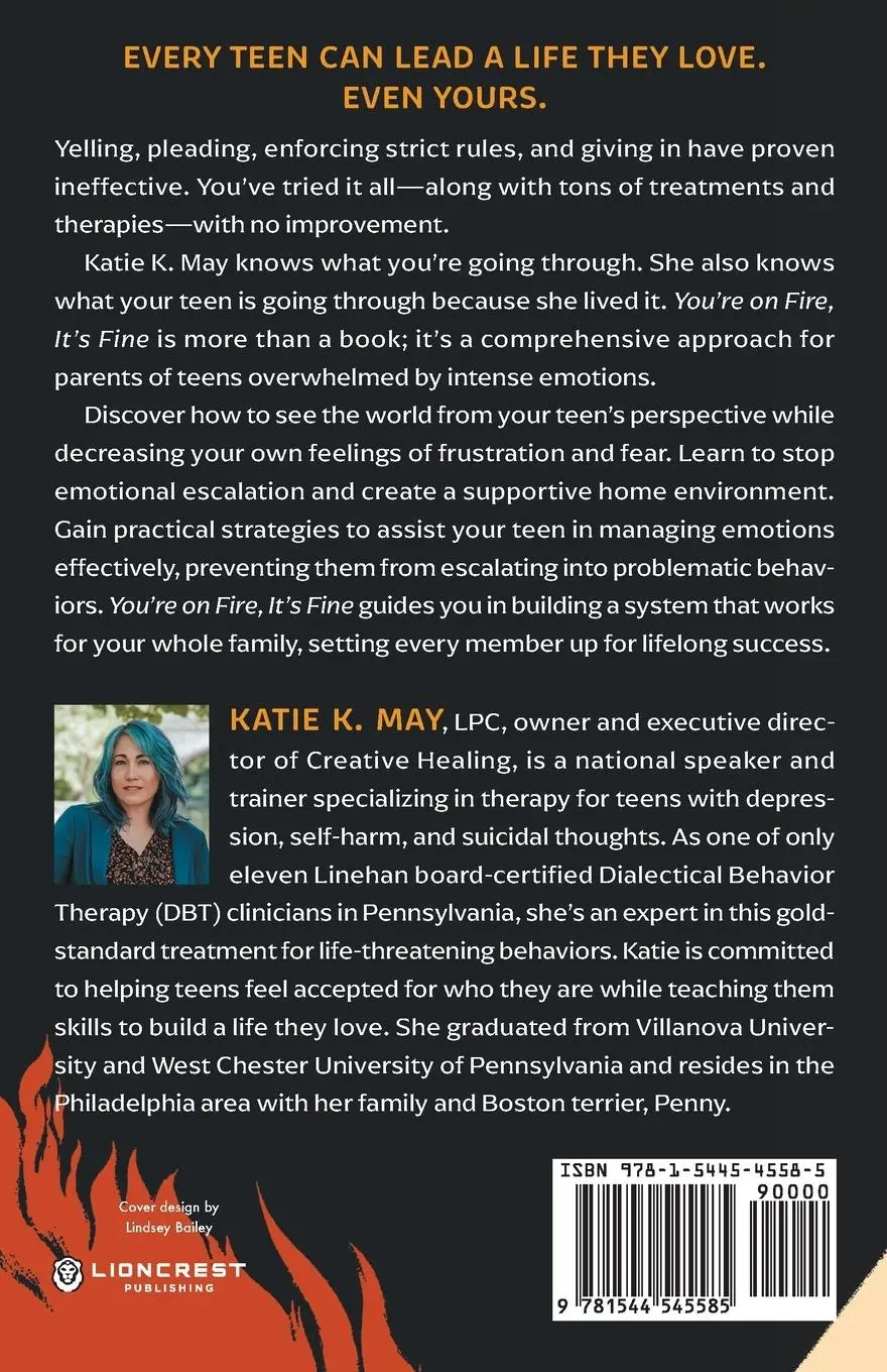 Rückseite: 9781544545585 | You're on Fire, It's Fine | Katie K. May | Taschenbuch | Englisch