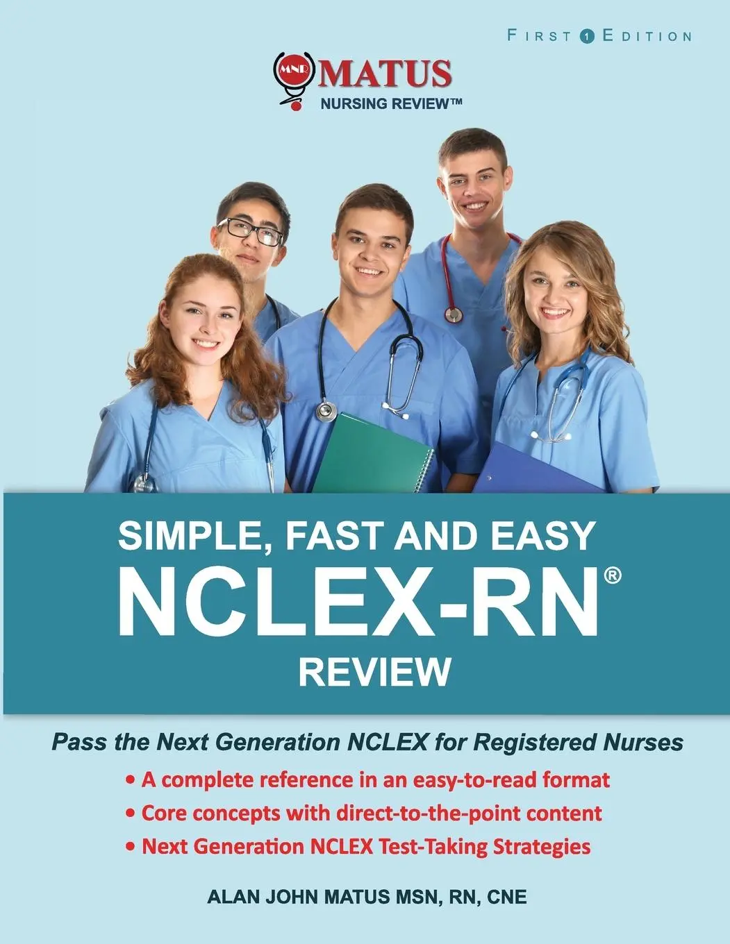 Cover: 9798218295585 | Simple, Fast and Easy NCLEX-RN Review | Alan John Matus | Taschenbuch