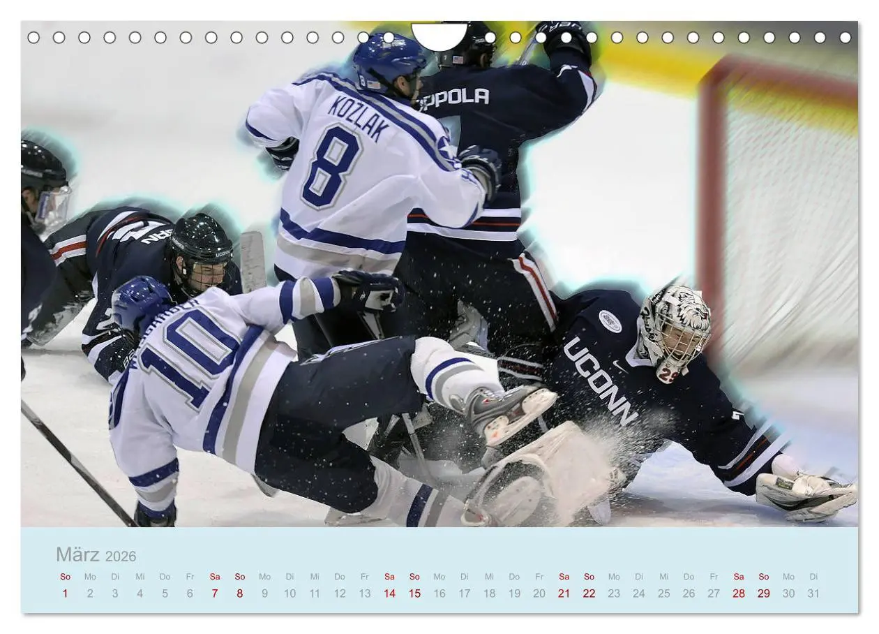 Bild: 9783457835685 | Eishockey! Schneller, härter, das Powergame! (Wandkalender 2026 DIN...