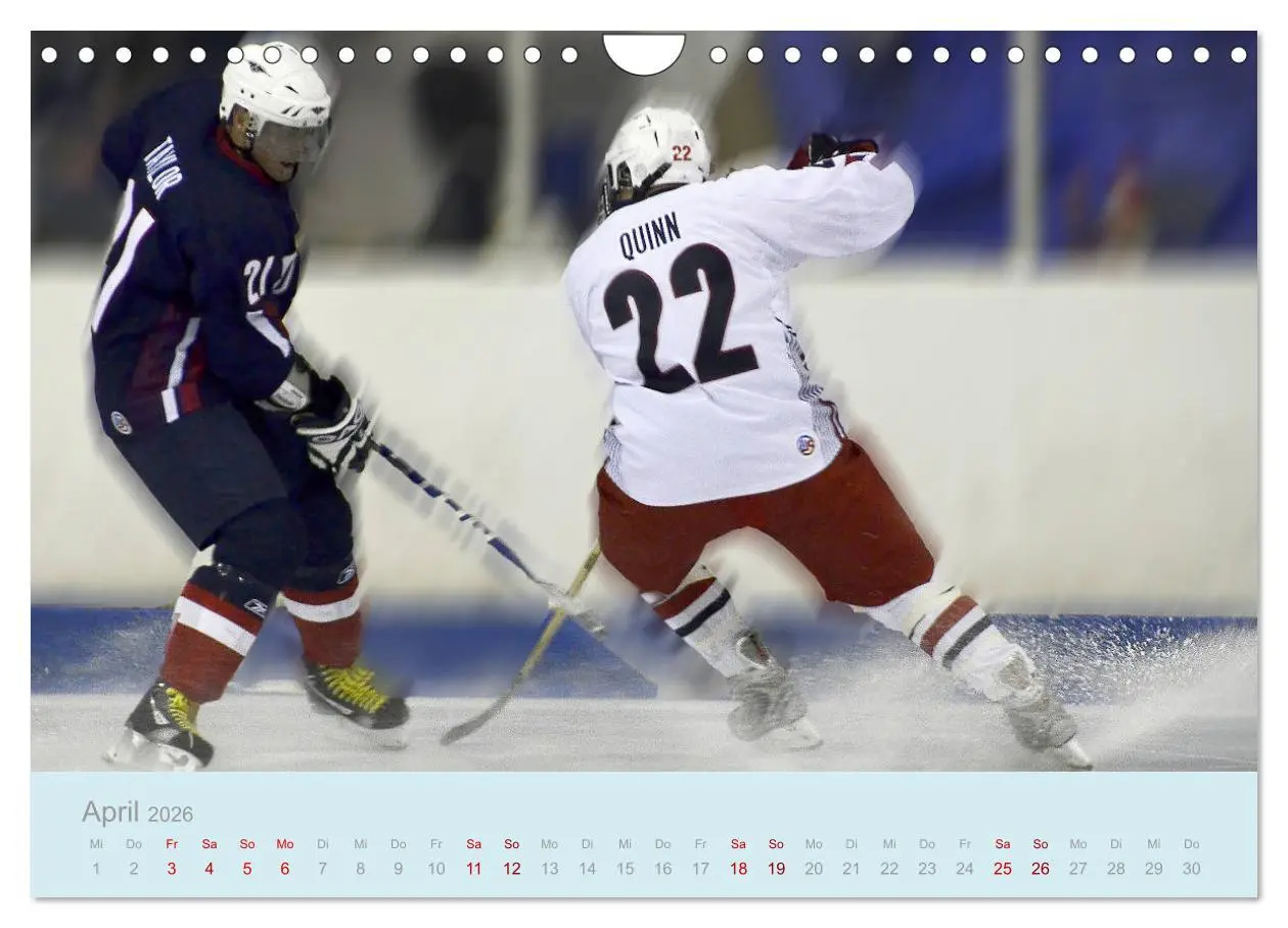 Bild: 9783457835685 | Eishockey! Schneller, härter, das Powergame! (Wandkalender 2026 DIN...