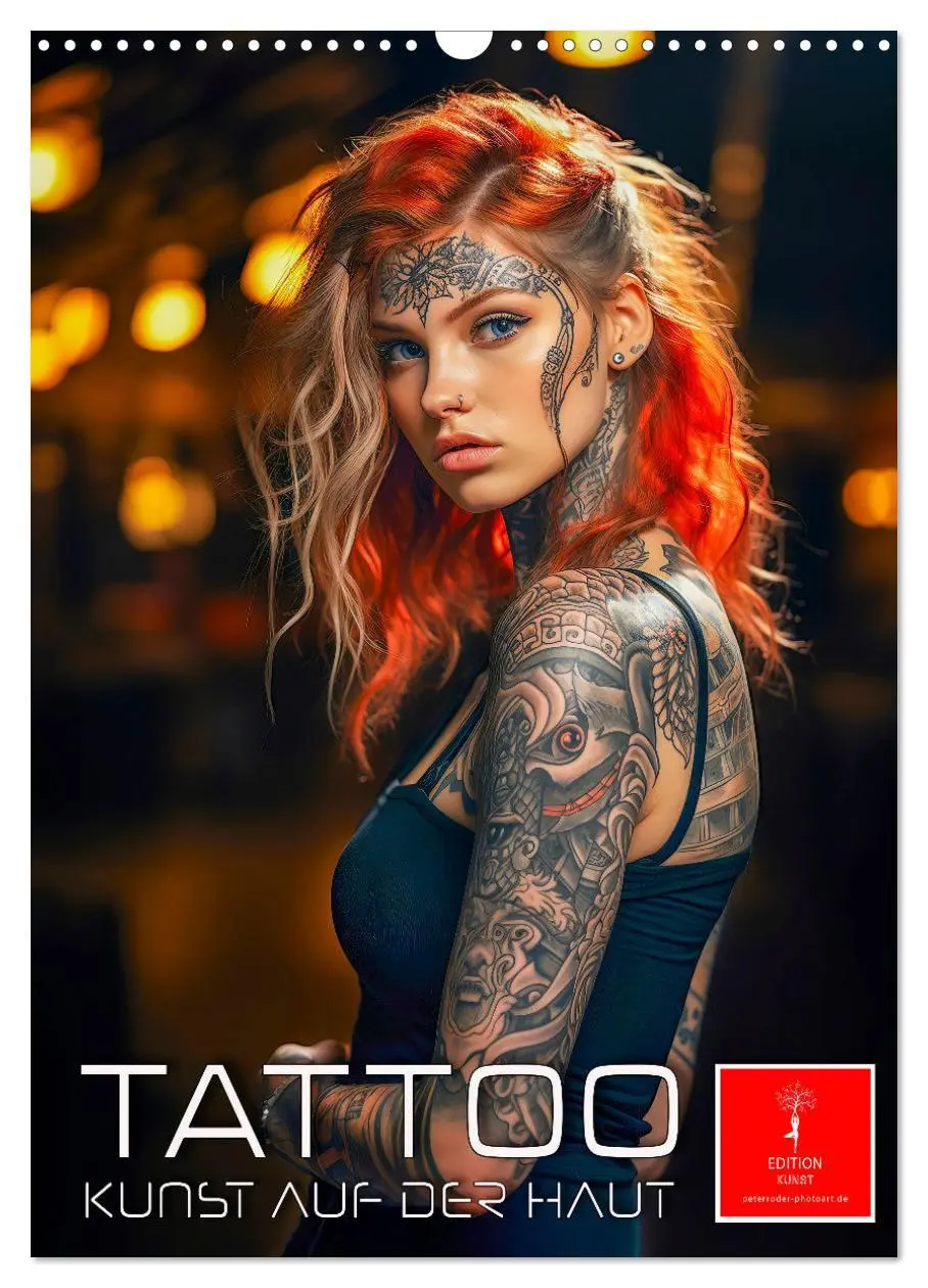 Cover: 9783516305685 | Tattoo Kunst auf der Haut (Wandkalender 2026 DIN A3 hoch), CALVENDO...