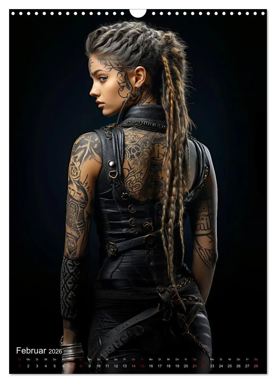 Bild: 9783516305685 | Tattoo Kunst auf der Haut (Wandkalender 2026 DIN A3 hoch), CALVENDO...