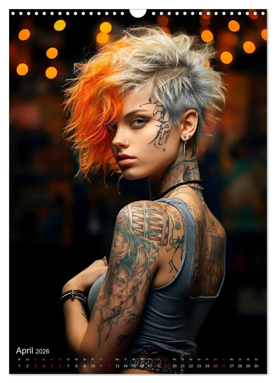 Bild: 9783516305685 | Tattoo Kunst auf der Haut (Wandkalender 2026 DIN A3 hoch), CALVENDO...