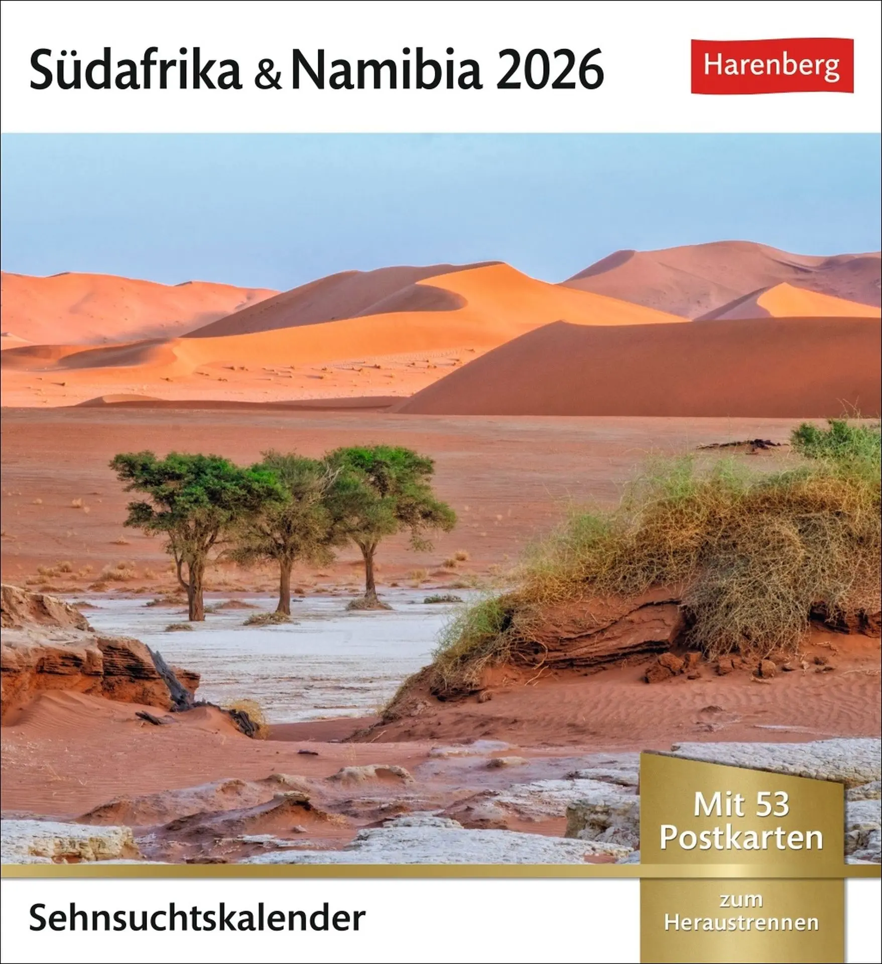 Cover: 9783840035685 | Südafrika &amp; Namibia Sehnsuchtskalender 2026 - Wochenkalender mit 53...