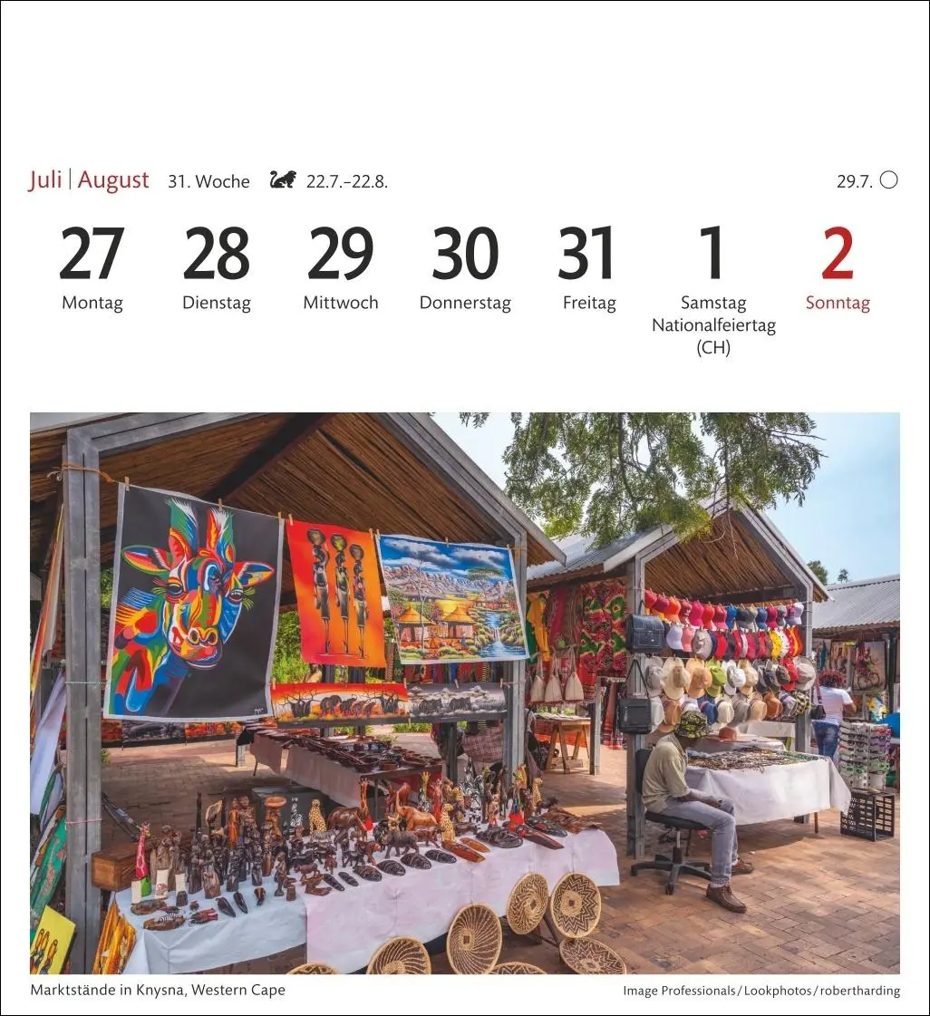 Bild: 9783840035685 | Südafrika &amp; Namibia Sehnsuchtskalender 2026 - Wochenkalender mit 53...