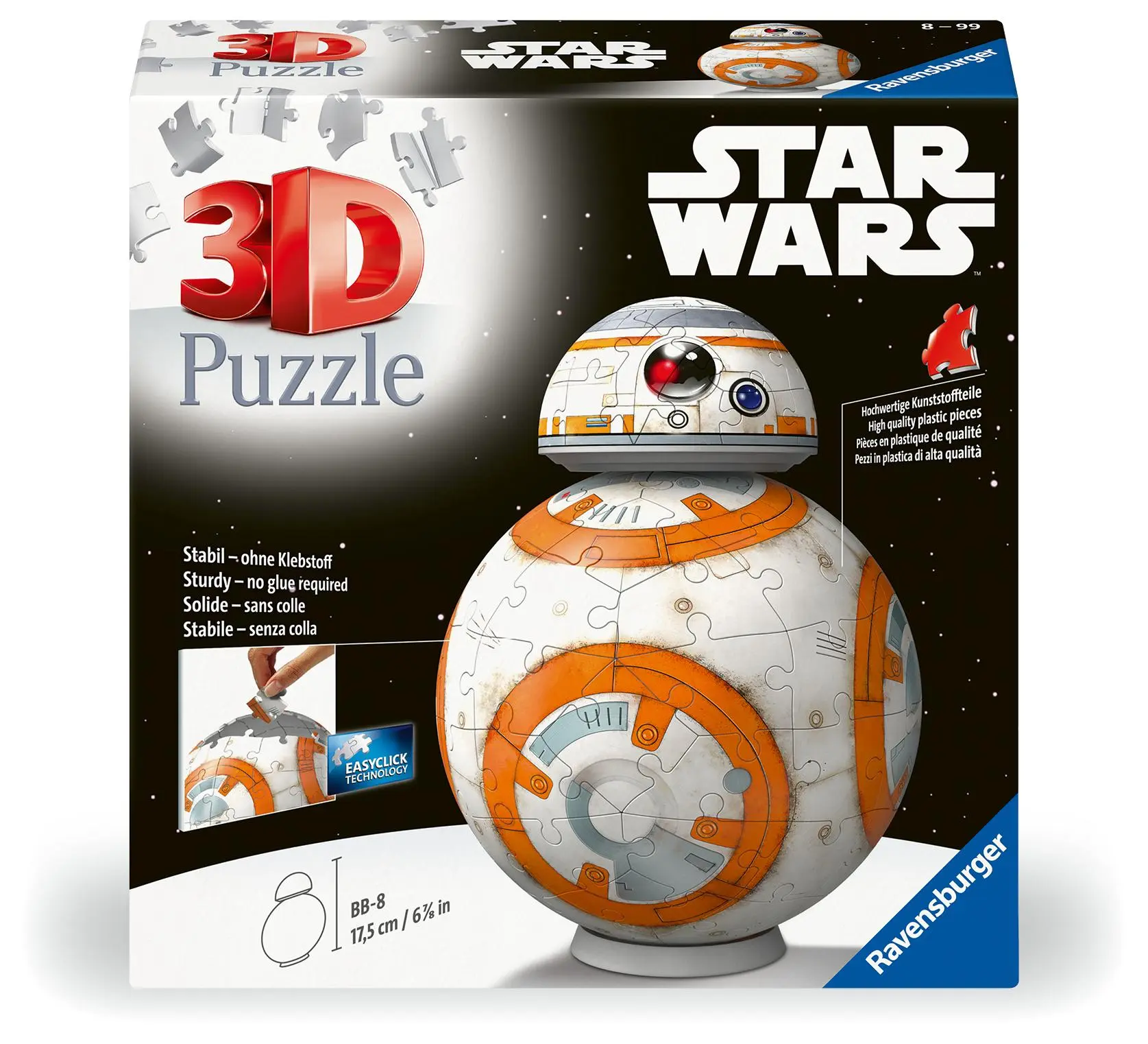 Cover: 4005556115785 | 3D Puzzle Star Wars BB8 | Erleben Sie Puzzeln in der 3. Dimension!