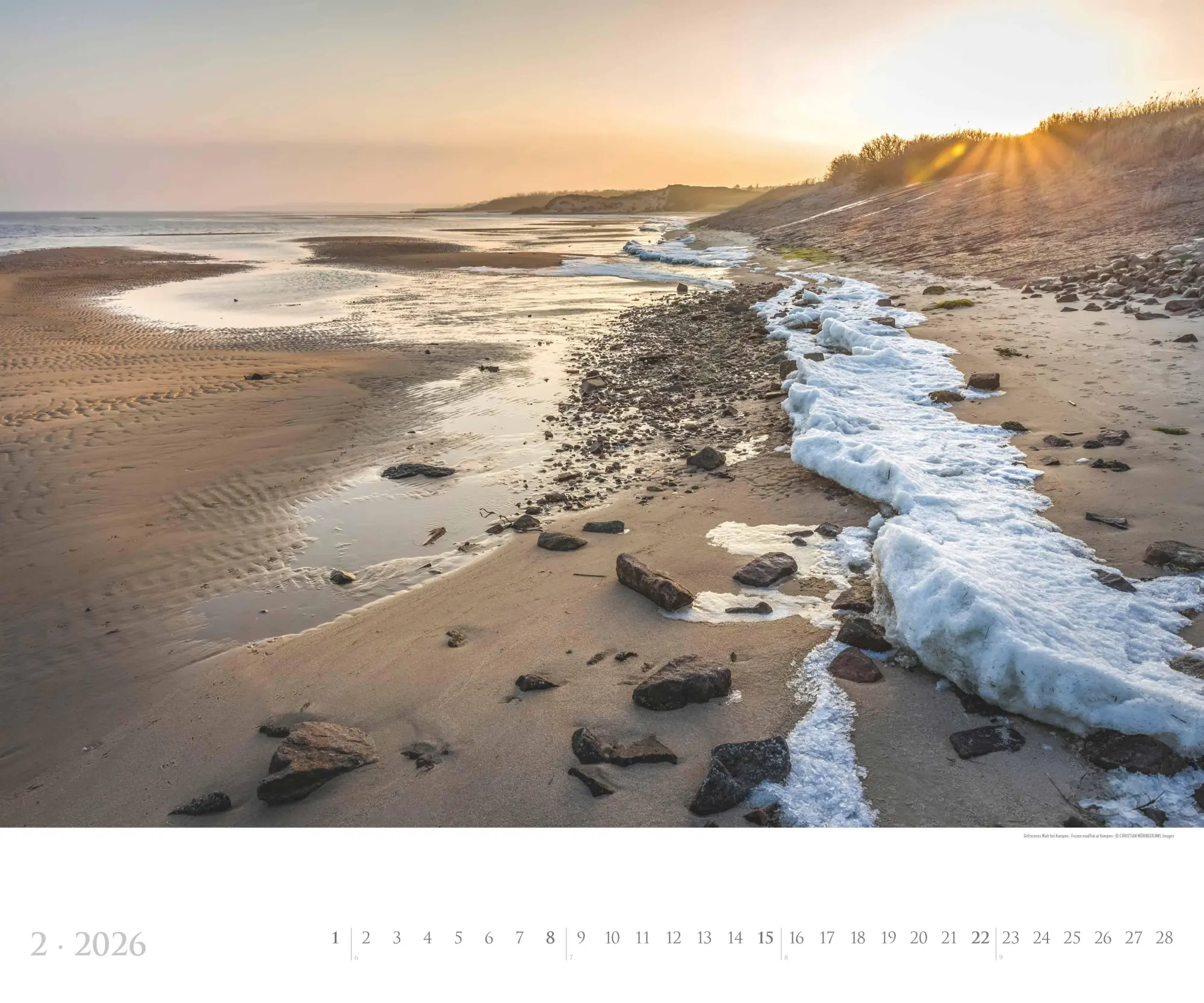 Bild: 4069095005785 | Sylt 2026 - Bildkalender XXL 60x50 cm - hochwertiger Wandkalender...