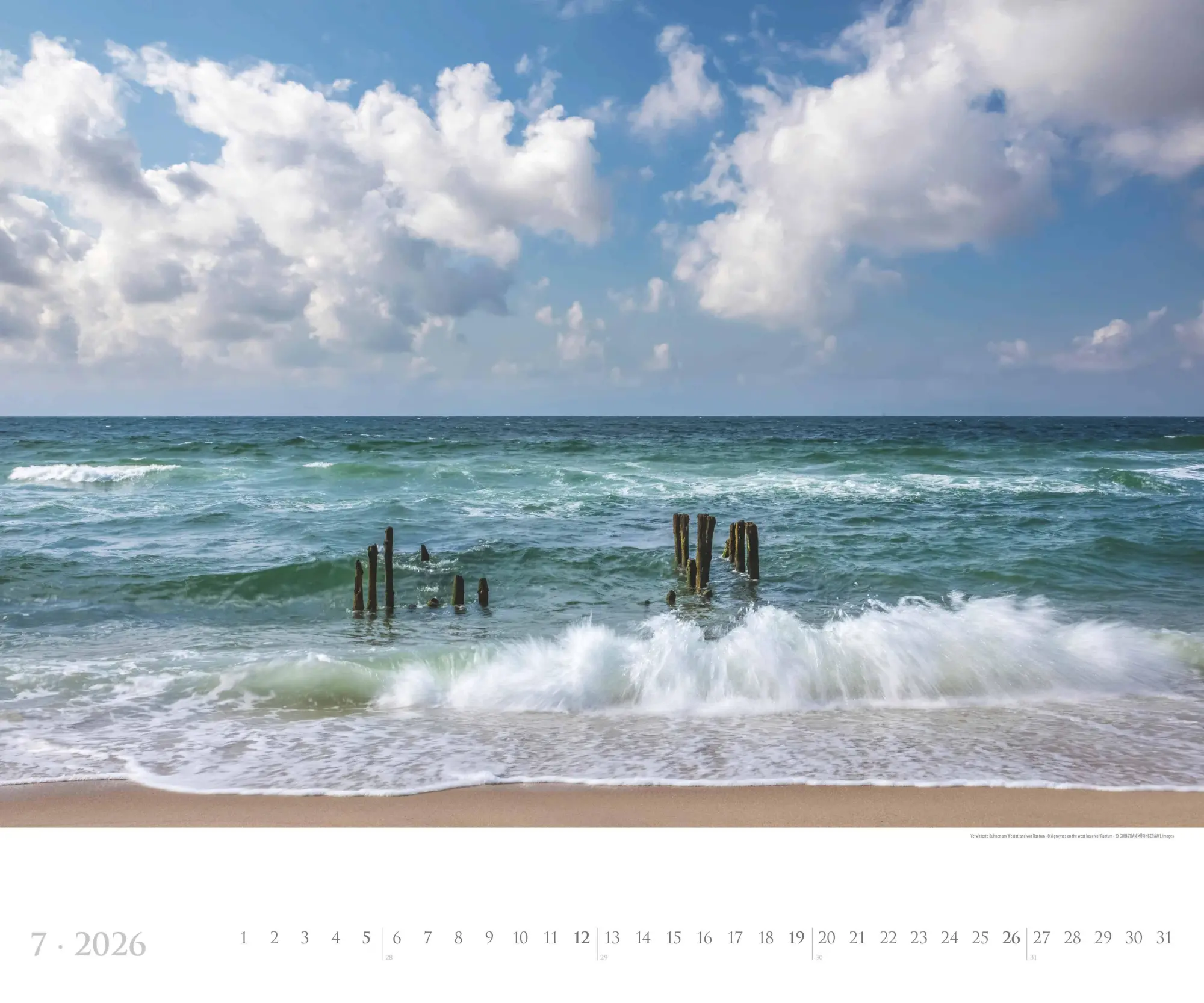 Bild: 4069095005785 | Sylt 2026 - Bildkalender XXL 60x50 cm - hochwertiger Wandkalender...