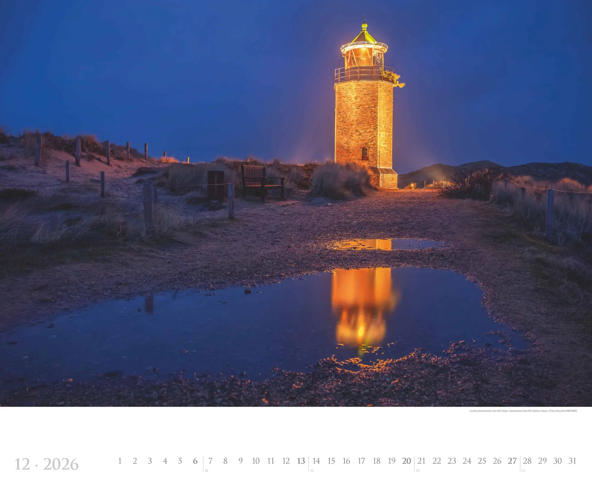 Bild: 4069095005785 | Sylt 2026 - Bildkalender XXL 60x50 cm - hochwertiger Wandkalender...