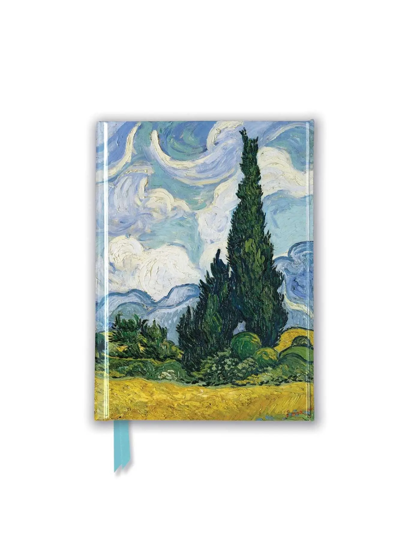 Cover: 9781787555785 | Vincent Van Gogh: Wheat Field with Cypresses (Foiled Pocket Journal)