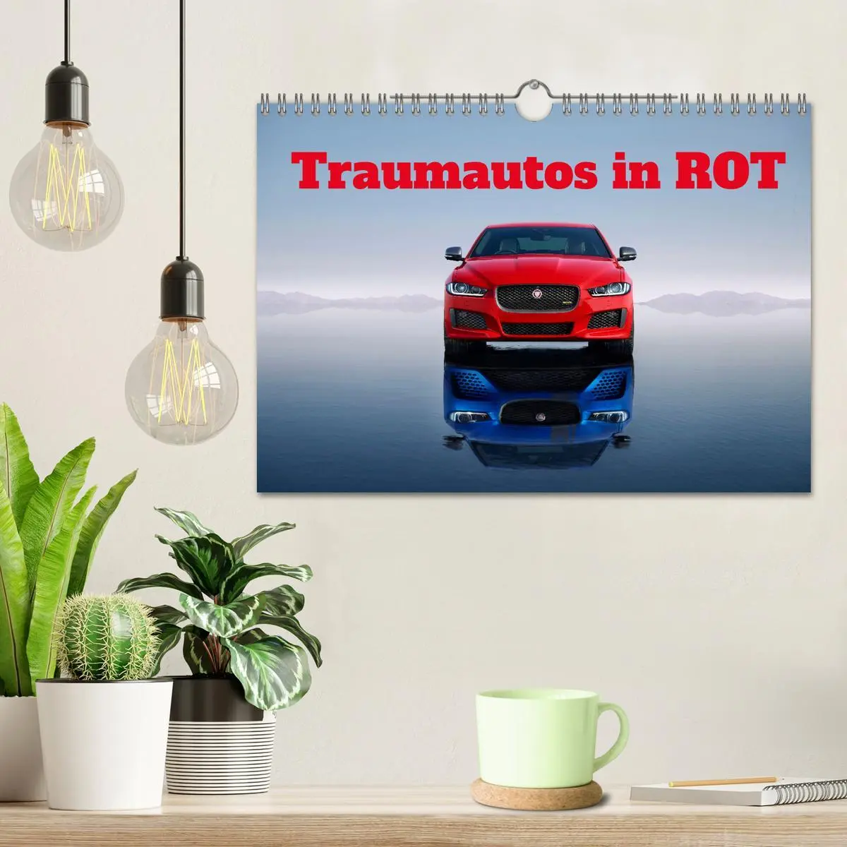 Bild: 9783457375785 | Traumautos in Rot (Wandkalender 2026 DIN A4 quer), CALVENDO...
