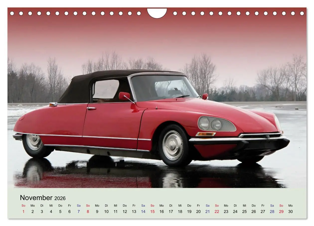Bild: 9783457375785 | Traumautos in Rot (Wandkalender 2026 DIN A4 quer), CALVENDO...