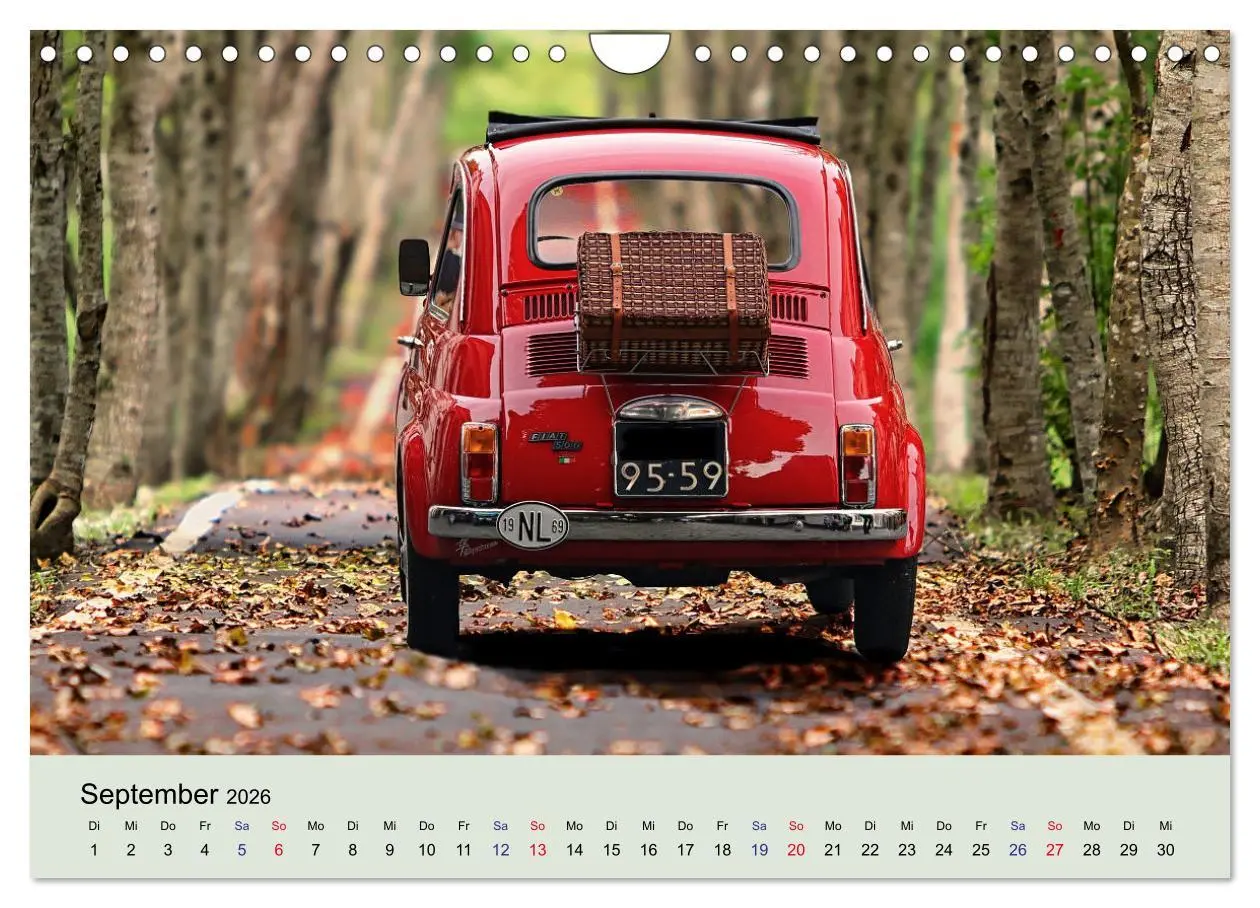Bild: 9783457375785 | Traumautos in Rot (Wandkalender 2026 DIN A4 quer), CALVENDO...
