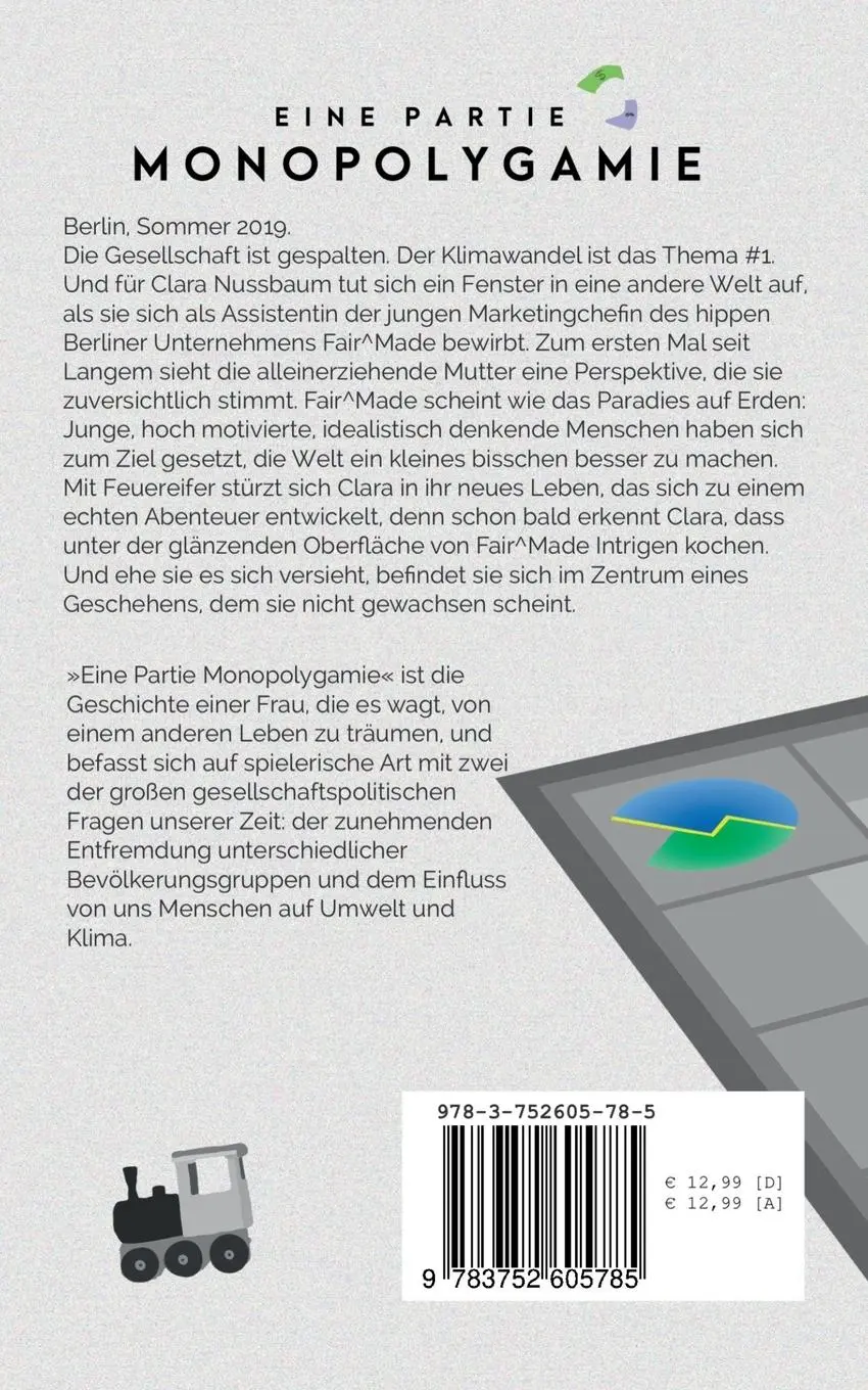 Rückseite: 9783752605785 | Eine Partie Monopolygamie | Die Geschichte einer wahren Heldin | Buch