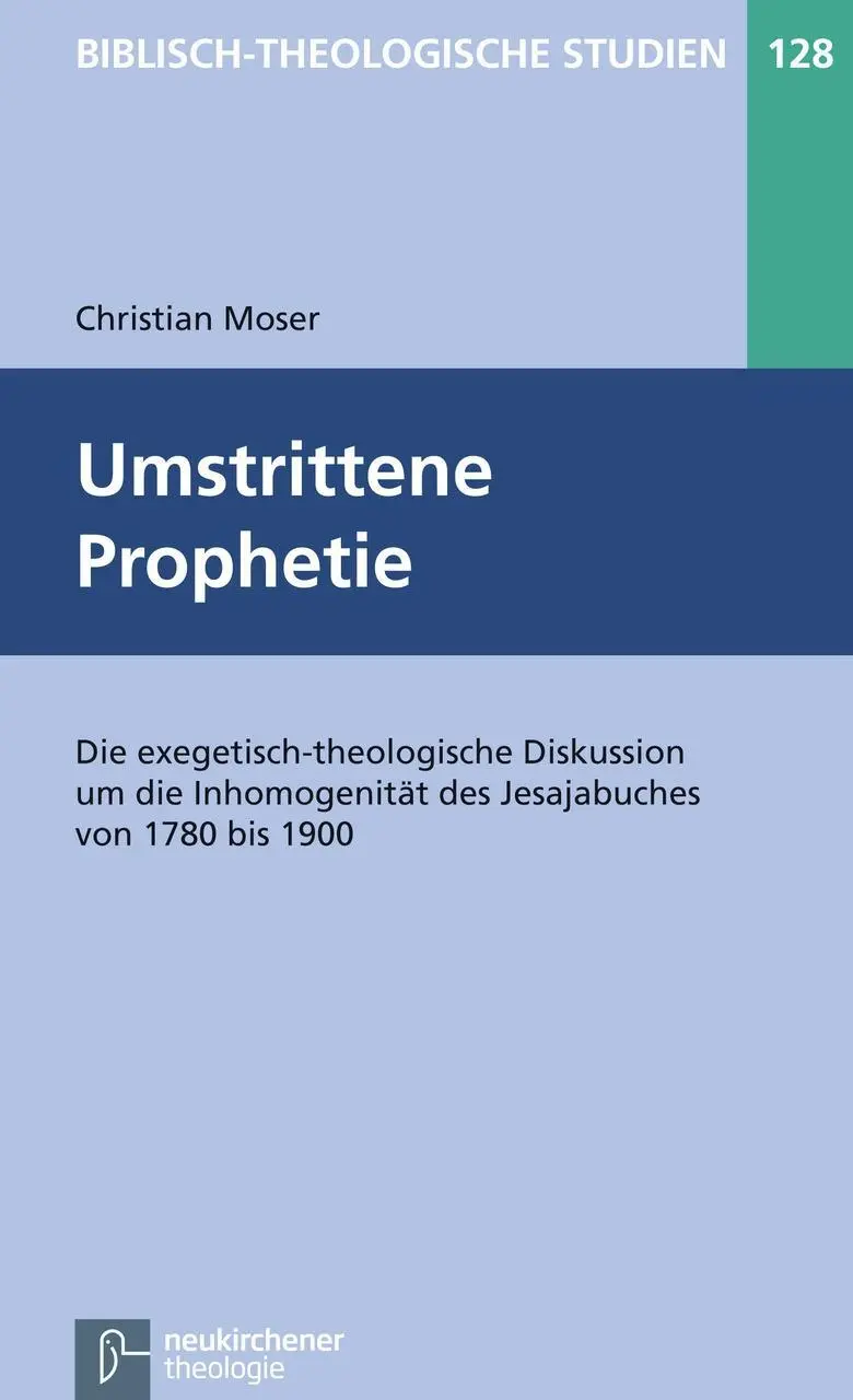 Cover: 9783788725785 | Umstrittene Prophetie | Christian Moser | Taschenbuch | 125 S. | 2012