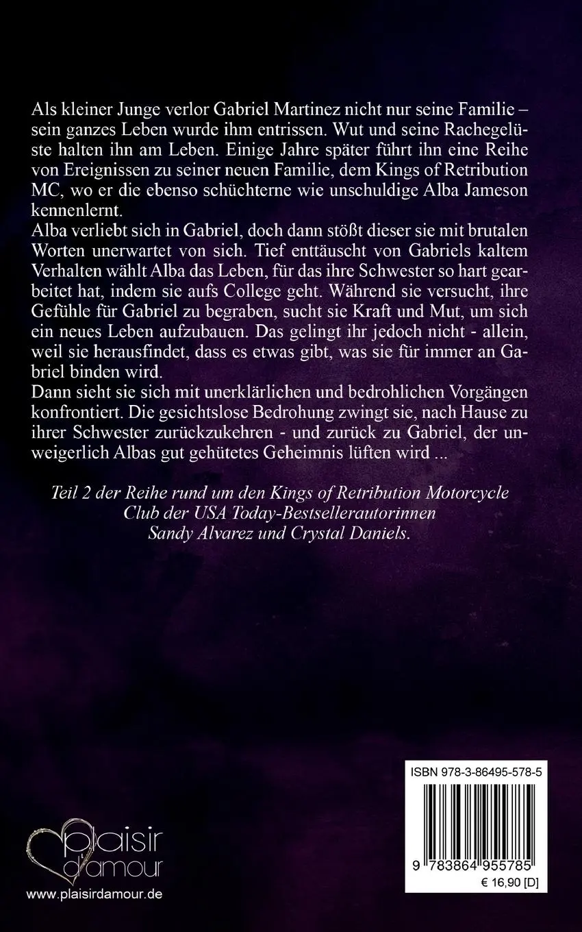 Rückseite: 9783864955785 | Kings of Retribution MC: The Darkest of Light | Daniels (u. a.) | Buch