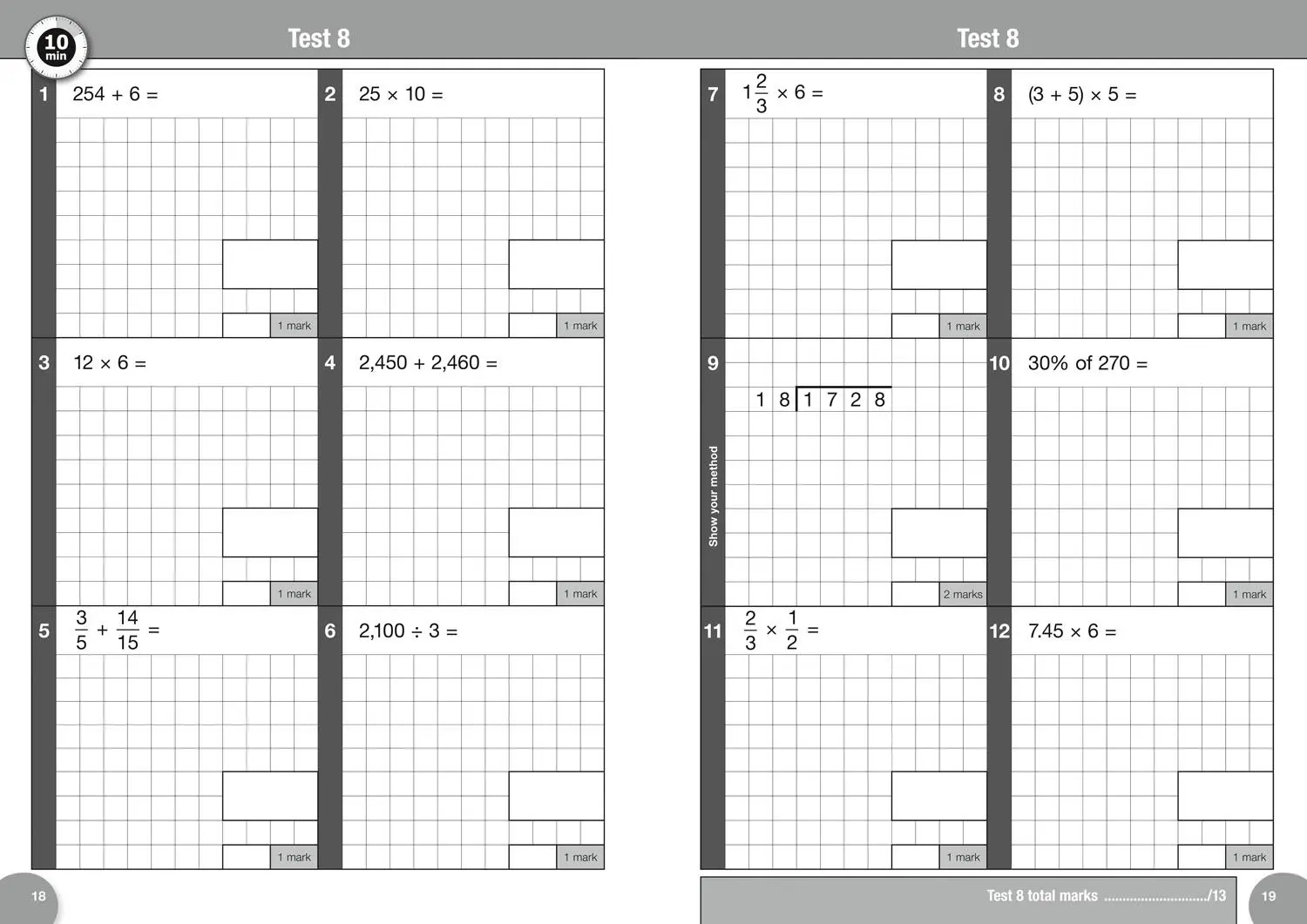 Bild: 9780008335885 | Ks2 Maths Arithmetic Sats 10-Minute Tests | For the 2025 Tests | Ks2
