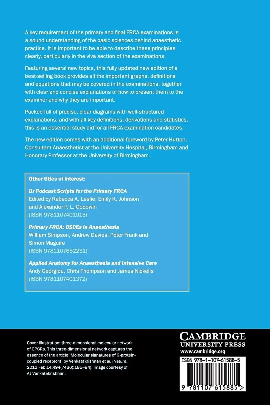 Rückseite: 9781107615885 | Physics, Pharmacology and Physiology for Anaesthetists | Cross (u. a.)