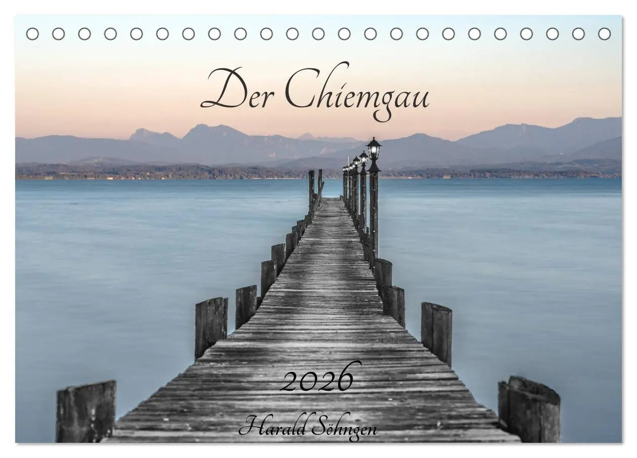 Cover: 9783457745885 | Der Chiemgau (Tischkalender 2026 DIN A5 quer), CALVENDO Monatskalender