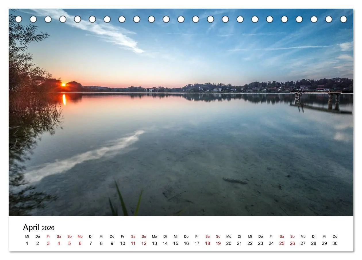Bild: 9783457745885 | Der Chiemgau (Tischkalender 2026 DIN A5 quer), CALVENDO Monatskalender