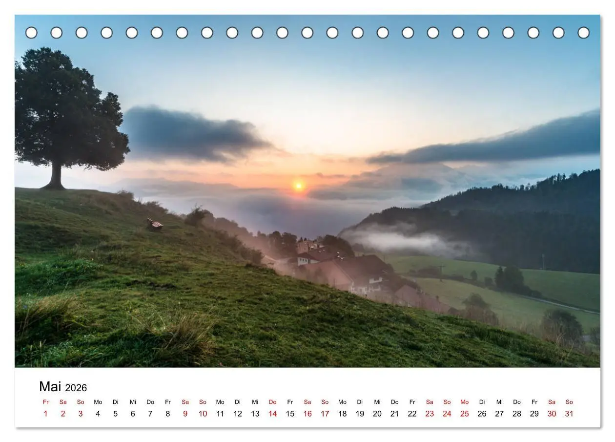 Bild: 9783457745885 | Der Chiemgau (Tischkalender 2026 DIN A5 quer), CALVENDO Monatskalender