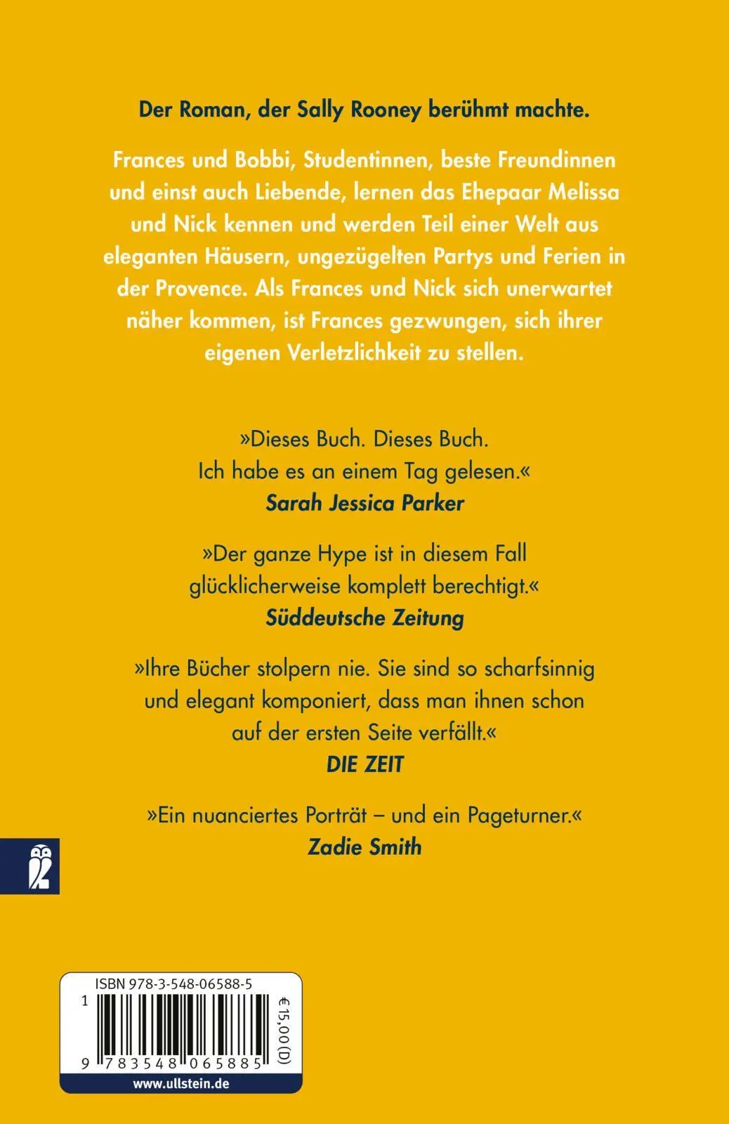 Autor: 9783548065885 | Gespräche mit Freunden | Roman | Sally Rooney | Taschenbuch | 352 S.
