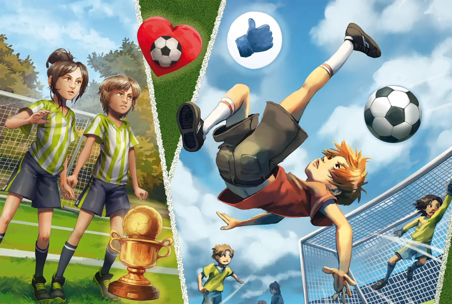 Bild: 4001504565985 | Die Fussballbande, Leons Fallrückzieher, 200 Teile | Spiel | Schachtel