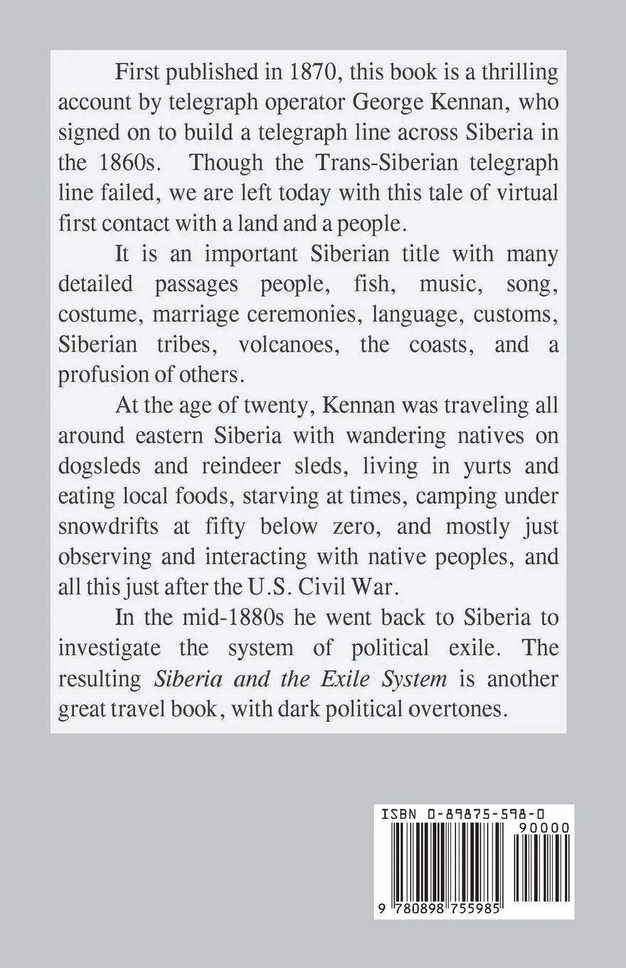 Rückseite: 9780898755985 | Tent Life in Siberia | George Kennan | Taschenbuch | Englisch | 2001