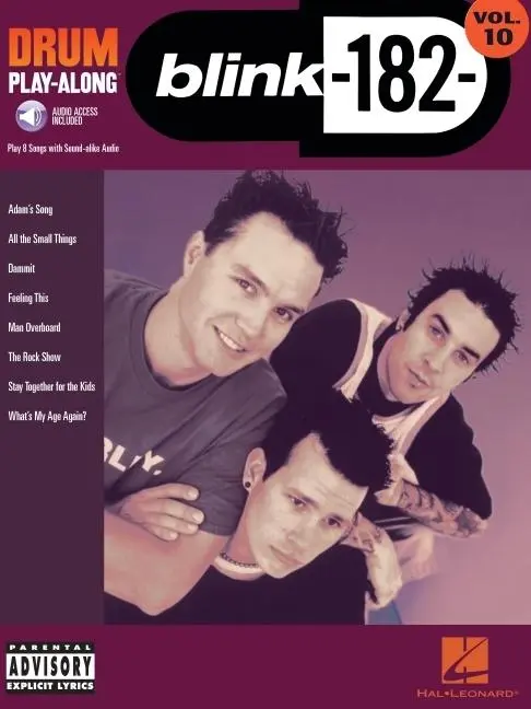 Cover: 9781423415985 | Blink-182 Drum Play-Along Volume 10 - Book/Online Audio | Blink-182