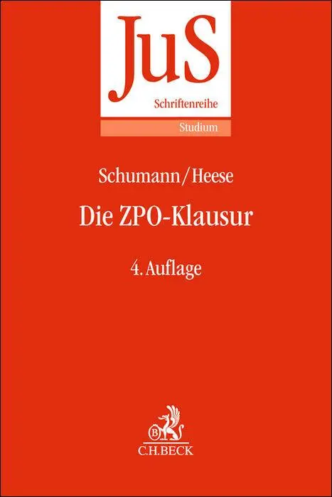 Cover: 9783406795985 | Die ZPO-Klausur | Ekkehard Schumann (u. a.) | Taschenbuch | XXI | 2023