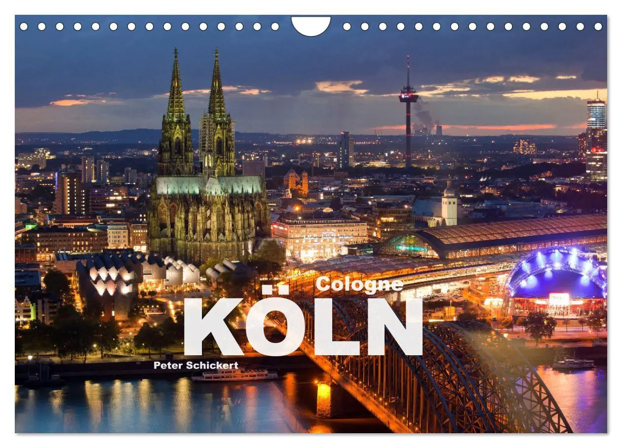 Cover: 9783457355985 | Cologne - Köln (Wandkalender 2026 DIN A4 quer), CALVENDO...