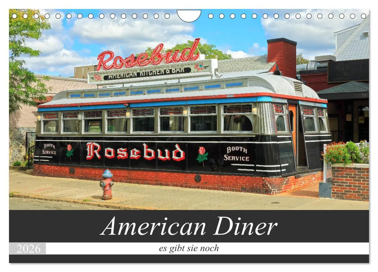 Cover: 9783457735985 | American Diner - es gibt sie noch (Wandkalender 2026 DIN A4 quer),...