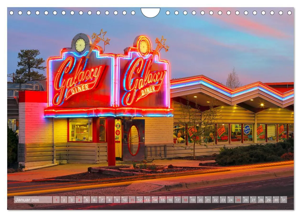 Bild: 9783457735985 | American Diner - es gibt sie noch (Wandkalender 2026 DIN A4 quer),...