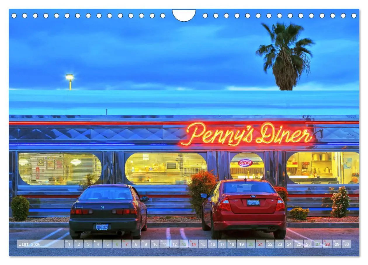 Bild: 9783457735985 | American Diner - es gibt sie noch (Wandkalender 2026 DIN A4 quer),...