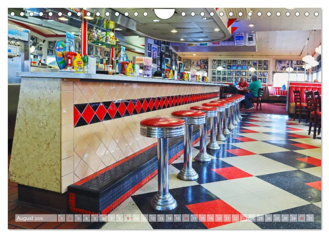 Bild: 9783457735985 | American Diner - es gibt sie noch (Wandkalender 2026 DIN A4 quer),...