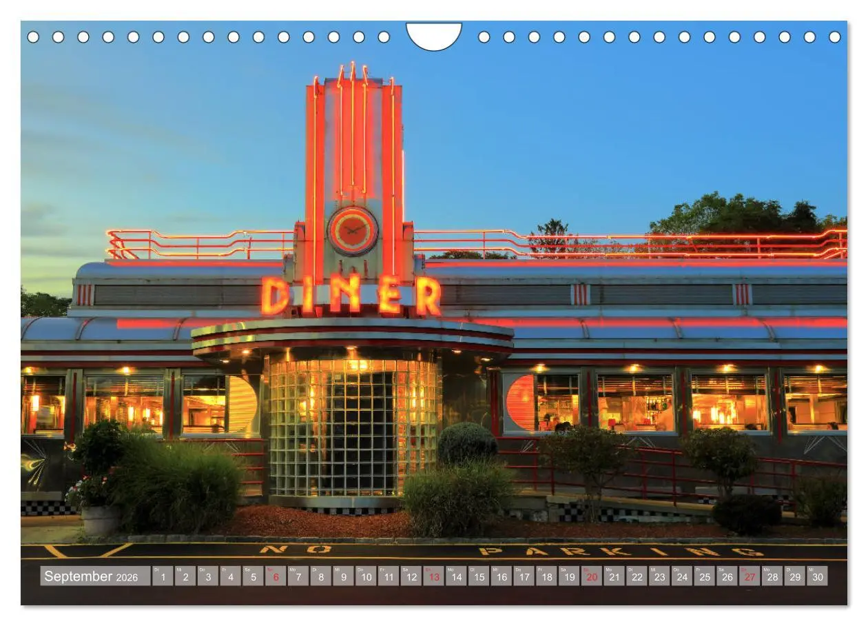 Bild: 9783457735985 | American Diner - es gibt sie noch (Wandkalender 2026 DIN A4 quer),...